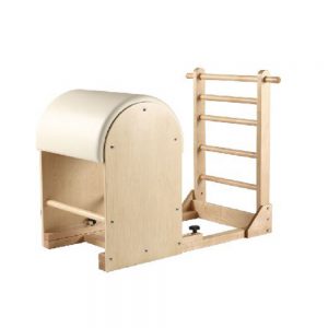 อุปกรณ์เสริมพิลาทิส FEX-Pilates-Ladder-Barrel-Wooden-Base-PLB01